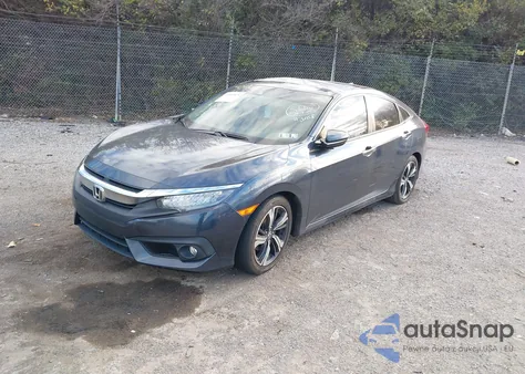 2018 Honda Civic Touring z USA, uszkodzony, nr VIN JHMFC1F90JX013058